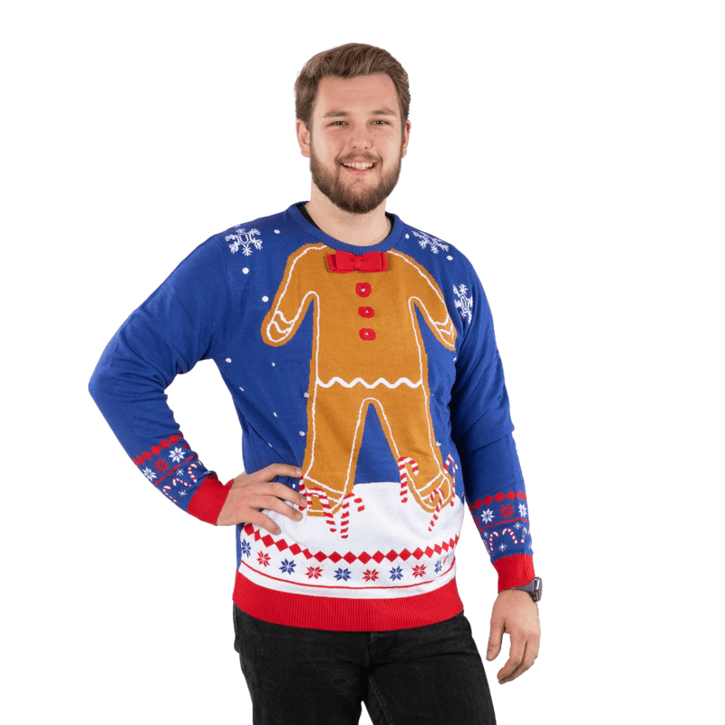 Julegenser, Unisex, Pepperkakemann